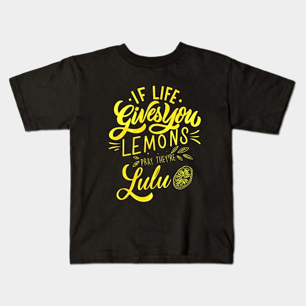 When Life Give You Lemons Kids T-Shirt by iconicole